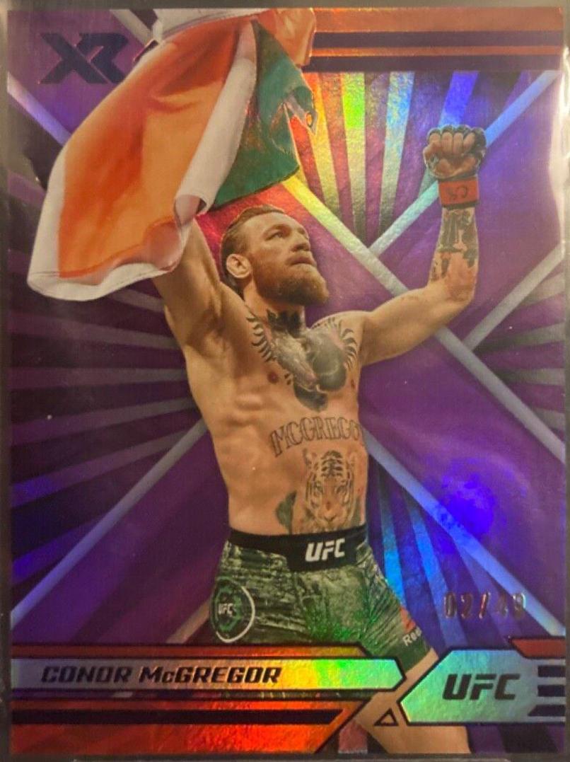 Conor McGregor 2022 Panini Chronicles UFC Base XR #286 Purple