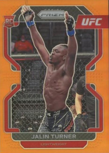 Jalin Turner 2022 Panini Prizm UFC Base #164 Orange