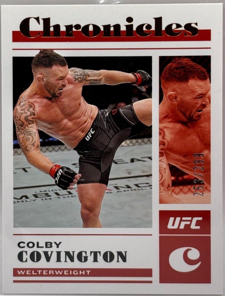 Colby Covington 2023 Panini Chronicles UFC Base Chronicles #38 Bronze