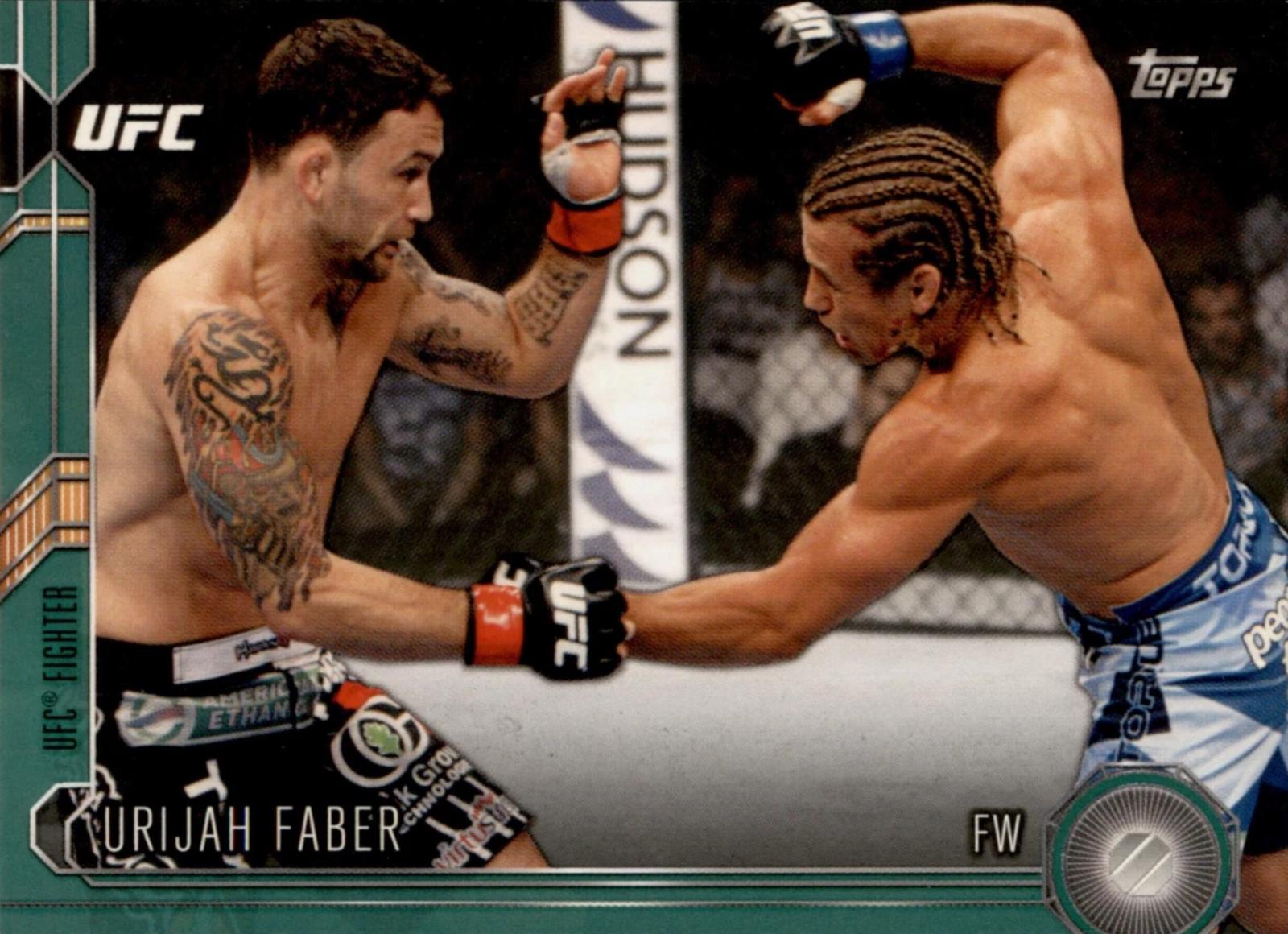 Urijah Faber 2015 Topps UFC Chronicles Base #123 Green