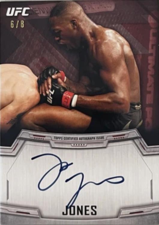 Jon Jones 2014 Topps UFC Knockout Autographs #KA-JJ Red