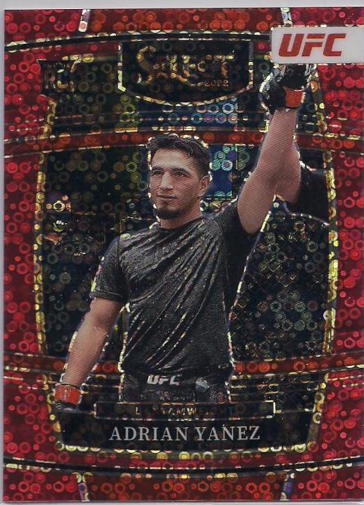 Adrian Yanez 2022 Panini Select UFC Concourse #59 Red Disco