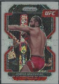 Jorge Masvidal 2022 Panini Prizm UFC Base #116 White Sparkle