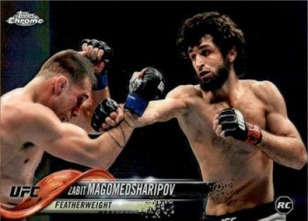 Zabit Magomedsharipov 2018 Topps Chrome UFC Base #31 Blue Wave