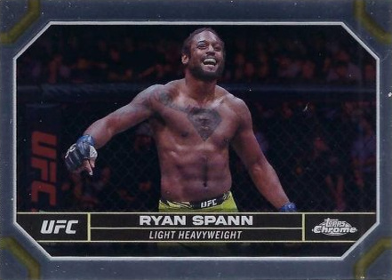Ryan Spann 2024 Topps Chrome UFC Base #171 Superfractor