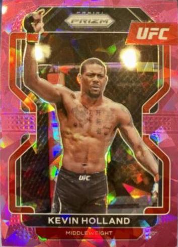 Kevin Holland 2022 Panini Prizm UFC Base #186 Pink Ice