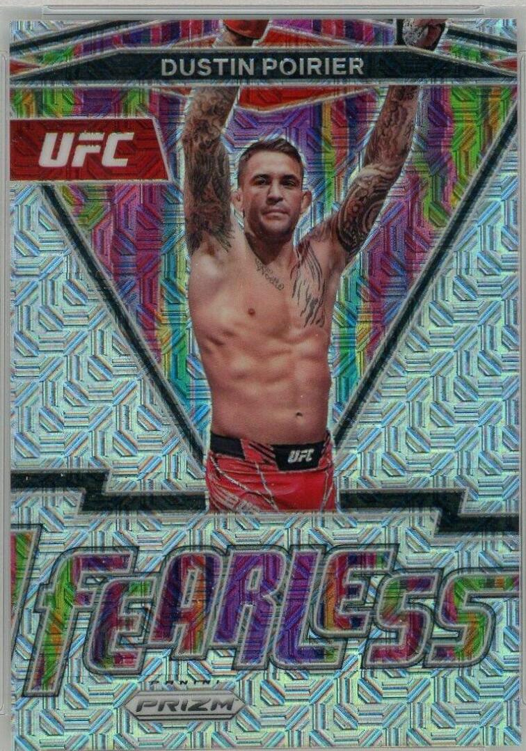 Dustin Poirier 2022 Panini Prizm UFC Fearless #18 Mojo