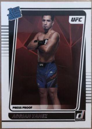 Adrian Yanez 2022 Panini Donruss UFC Base #209 Silver