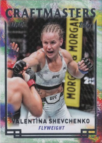Valentina Shevchenko 2024 Topps Knockout UFC Craftmasters #CRM-6 Emerald