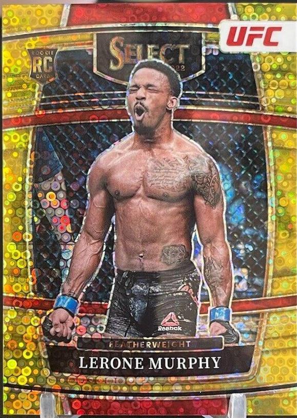 Lerone Murphy 2022 Panini Select UFC Concourse #33 Gold Disco