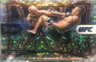 Kamaru Usman 2021 Panini Select UFC Premier Level #163 Disco