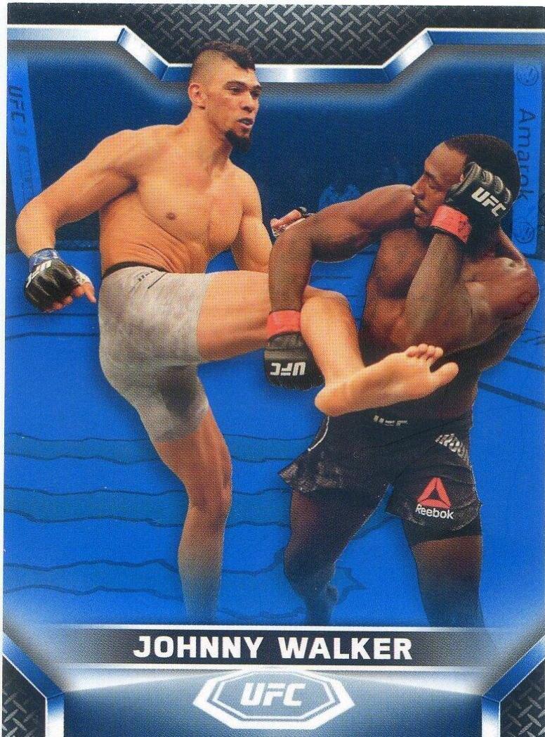 Johnny Walker 2020 Topps UFC Knockout Base #67 Blue
