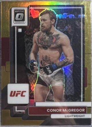 Conor McGregor 2023 Panini Donruss Optic UFC Base #86 Gold