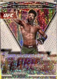 Aljamain Sterling 2022 Panini Prizm UFC Fearless #12 White Sparkle
