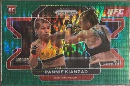 Pannie Kianzad 2022 Panini Prizm UFC Base #58 Green Pulsar