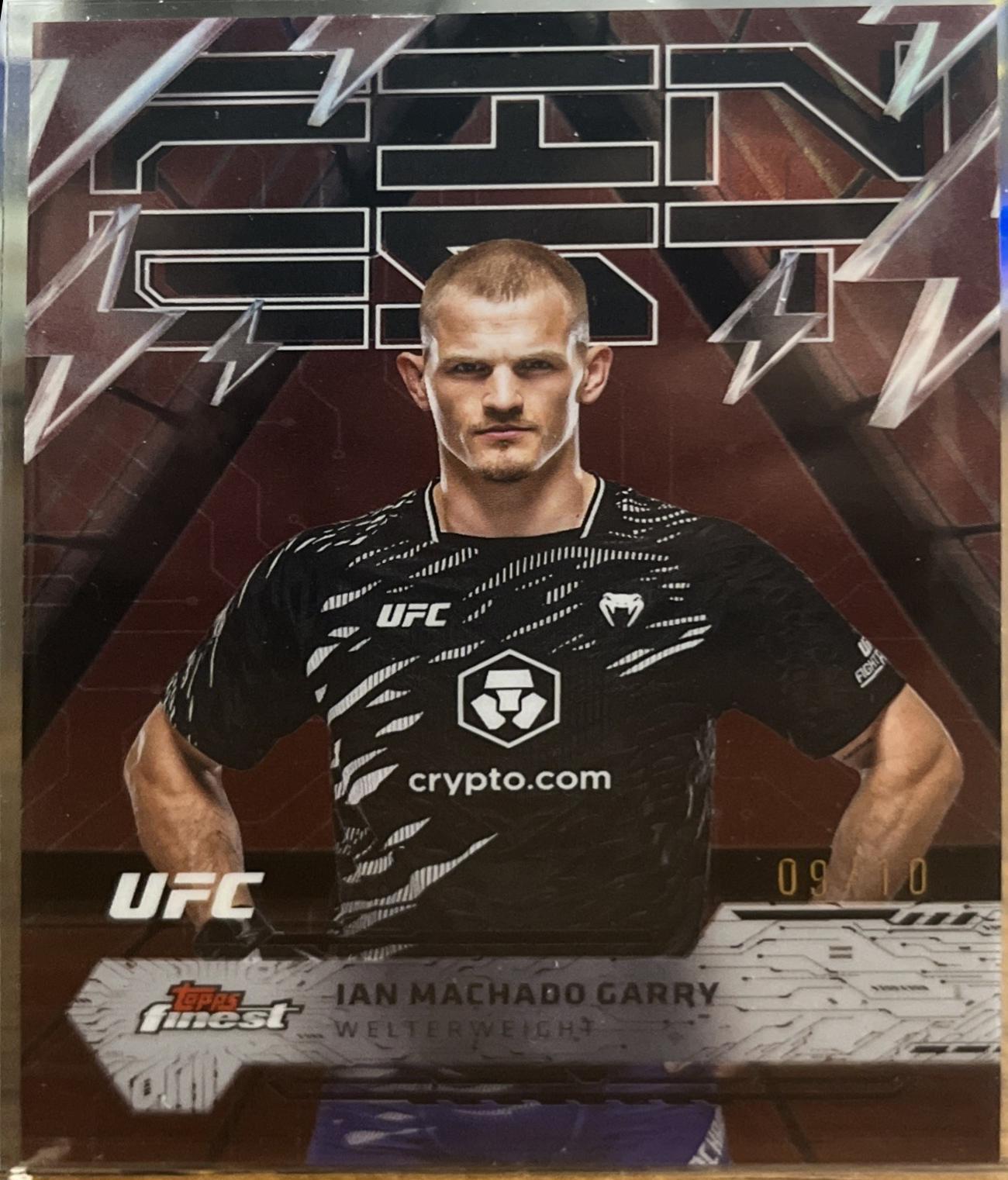 Ian Machado Garry 2025 Topps Finest UFC Base Rare #204 Red Black Vapor Refractor