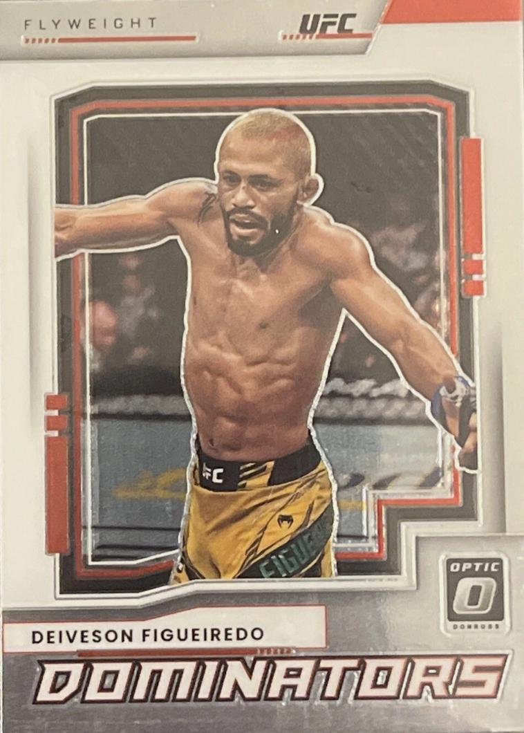 Deiveson Figueiredo 2022 Panini Donruss Optic UFC Dominators #16 Holo