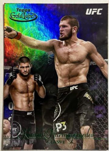 Khabib Nurmagomedov 2024 Topps Gold Label UFC Base Class I #25 Green