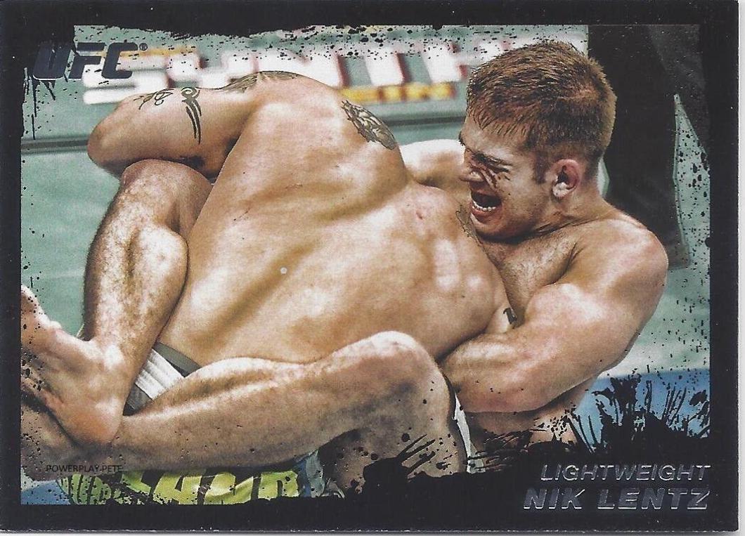 Nik Lentz 2011 Topps UFC Moment of Truth Base #177 Gold