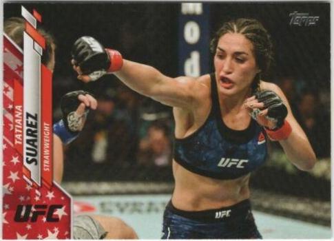 Tatiana Suarez 2020 Topps UFC Base #55 Independence Day
