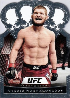 Khabib Nurmagomedov 2021 Panini Chronicles UFC Base Crown Royale #16 Gold