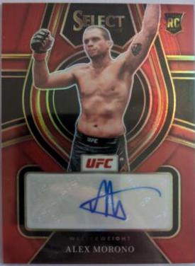 Alex Morono 2022 Panini Select UFC Rookie Signatures #6 Black Disco