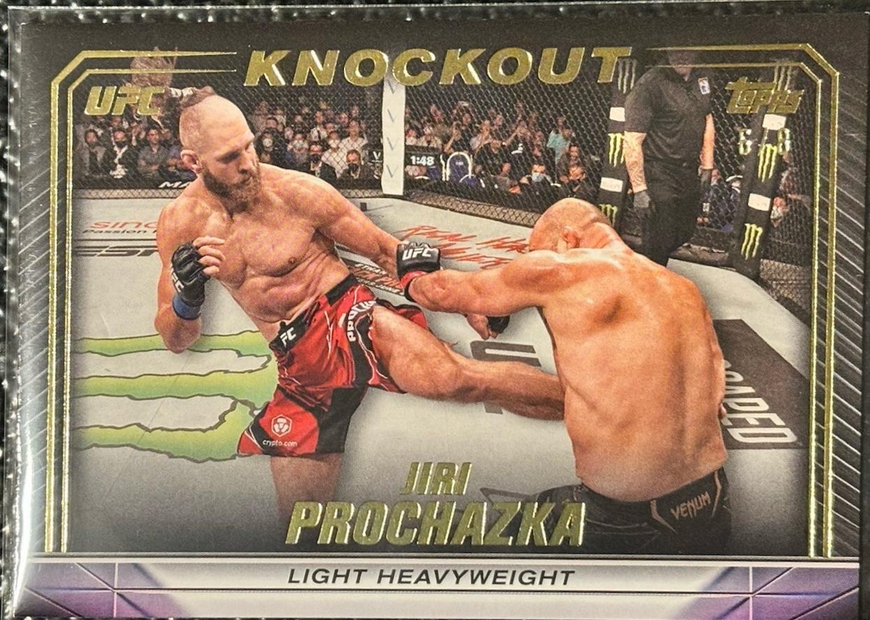 Jiri Prochazka 2024 Topps Knockout UFC Base #42 Gold