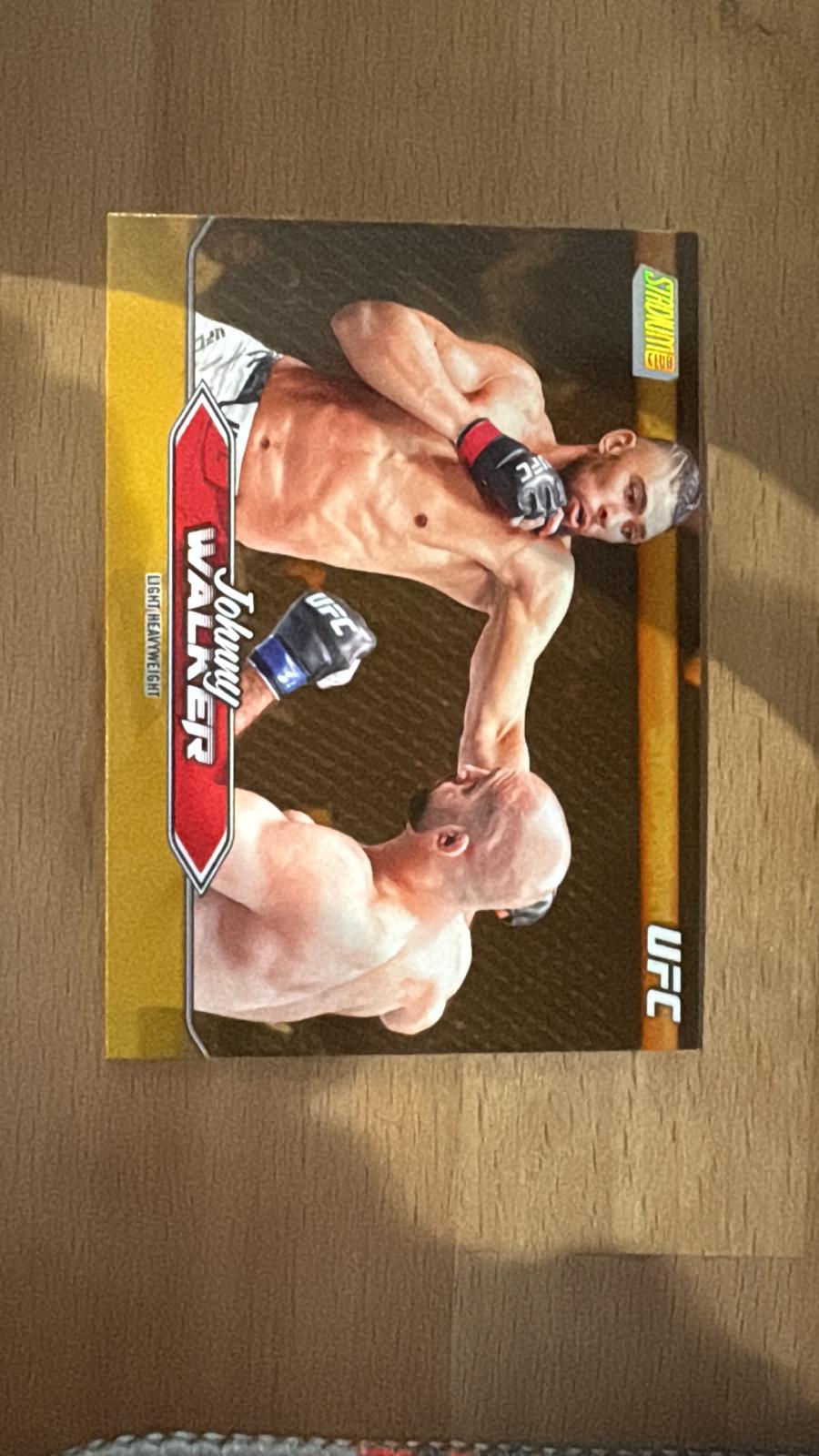 Johnny Walker 2025 Topps Stadium Club UFC Base #66 Orange