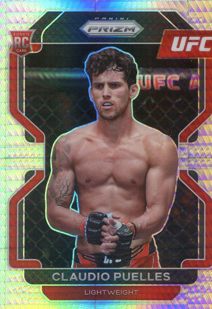 Claudio Puelles 2022 Panini Prizm UFC Base #111 Silver