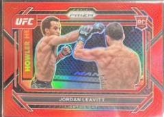 Jordan Leavitt 2023 Panini Prizm UFC Base #84 Red