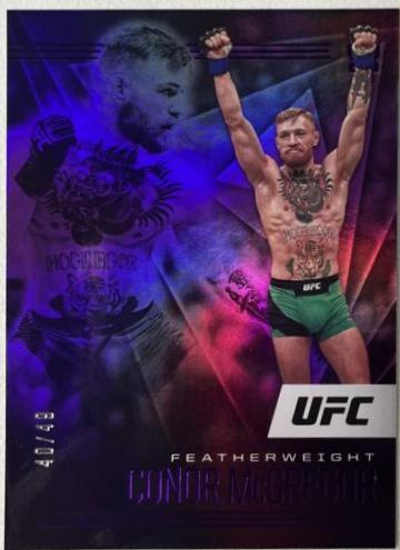 Conor McGregor 2021 Panini Chronicles UFC Base Illusions #173 Purple