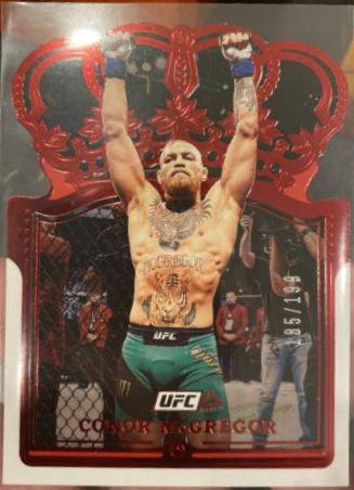 Conor McGregor 2022 Panini Chronicles UFC Base Crown Royale #114 Red