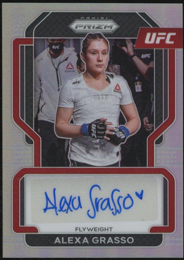 Alexa Grasso 2022 Panini Prizm UFC Signatures #35 Silver