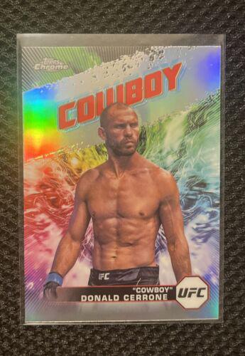 Donald Cerrone 2024 Topps Chrome UFC AKA #AKA-14 Black Refractor