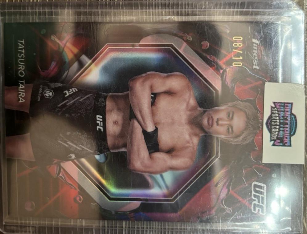 Tatsuro Taira 2024 Topps Finest UFC Base Rare #239 Red Black Vapor Refractor