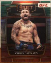 Chris Daukaus 2022 Panini Select UFC Concourse #79 Green and Purple