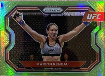 Marion Reneau 2021 Panini Prizm UFC Base #133 Green