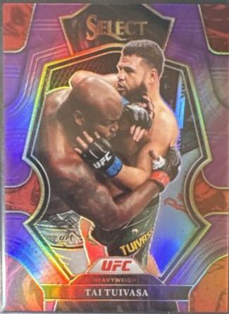Tai Tuivasa 2023 Panini Select UFC Premier Level #153 Purple