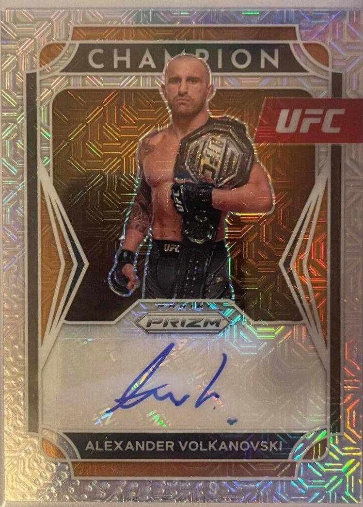 Alexander Volkanovski 2022 Panini Prizm UFC Champion Signatures #8 Mojo