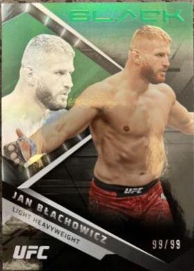 Jan Błachowicz 2022 Panini Chronicles UFC Base Black #209 Green