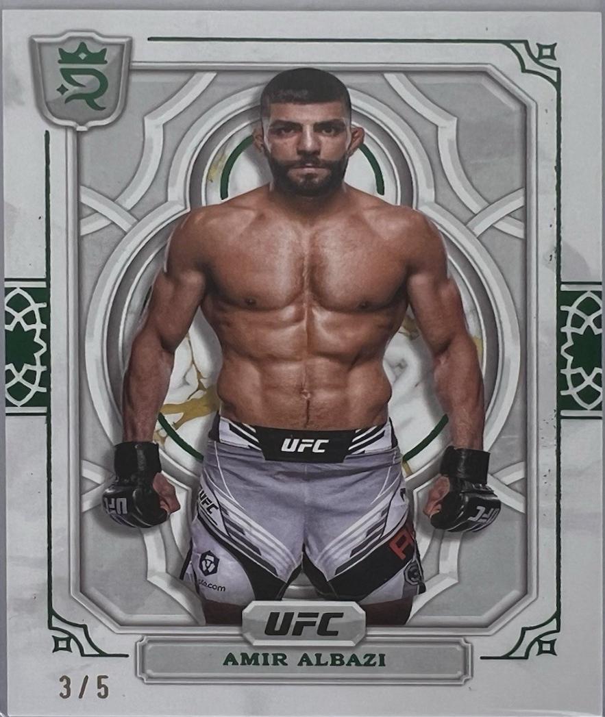 Amir Albazi 2024 Topps Royalty UFC Base #82 Green