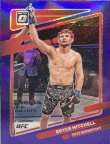 Bryce Mitchell 2022 Panini Donruss Optic UFC Base #39 Purple
