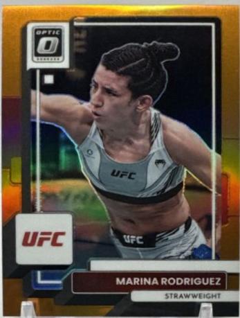 Marina Rodriguez 2023 Panini Donruss Optic UFC Base #38 Orange