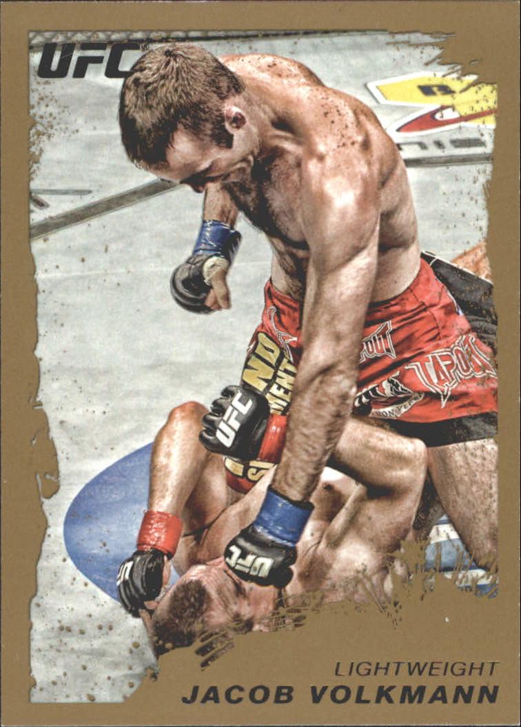 Jacob Volkmann 2011 Topps UFC Moment of Truth Base #56 Gold