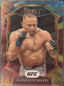 Georges St-Pierre 2021 Panini Select UFC Octagonside #243 Tie Dye