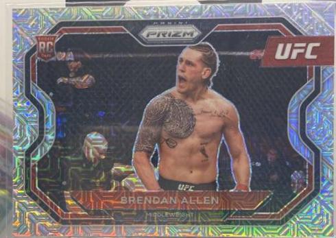 Brendan Allen 2021 Panini Prizm UFC Base #134 Mojo