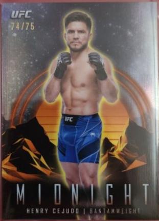 Henry Cejudo 2024 Topps Midnight UFC Base #23 Dusk