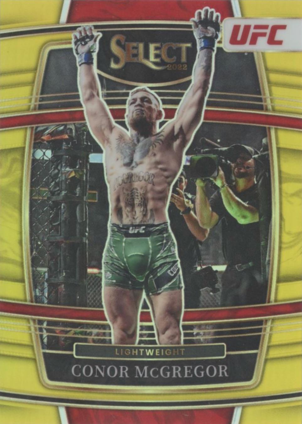 Conor McGregor 2022 Panini Select UFC Concourse #93 Gold