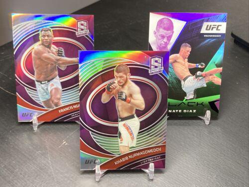 Khabib Nurmagomedov 2021 Panini Chronicles UFC Base Spectra #282 Purple