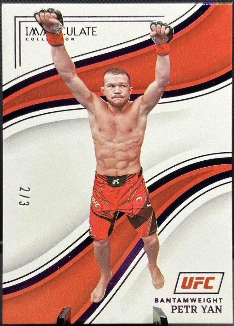 Petr Yan 2023 Panini Immaculate Collection UFC Base #95 Purple